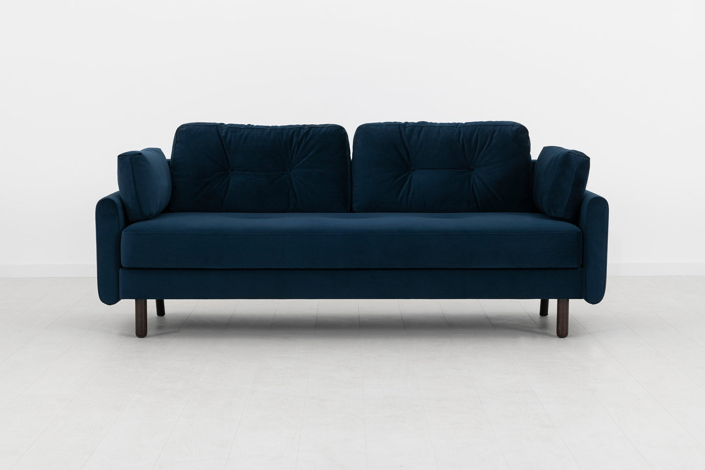 Model 04 Dreisitzer-Schlafsofa, Indigoblau