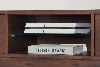 Fernsehschrank 01, Nussbaum