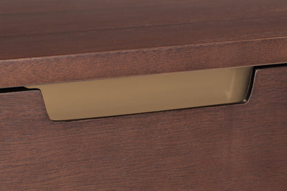 Fernsehschrank 01, Nussbaum