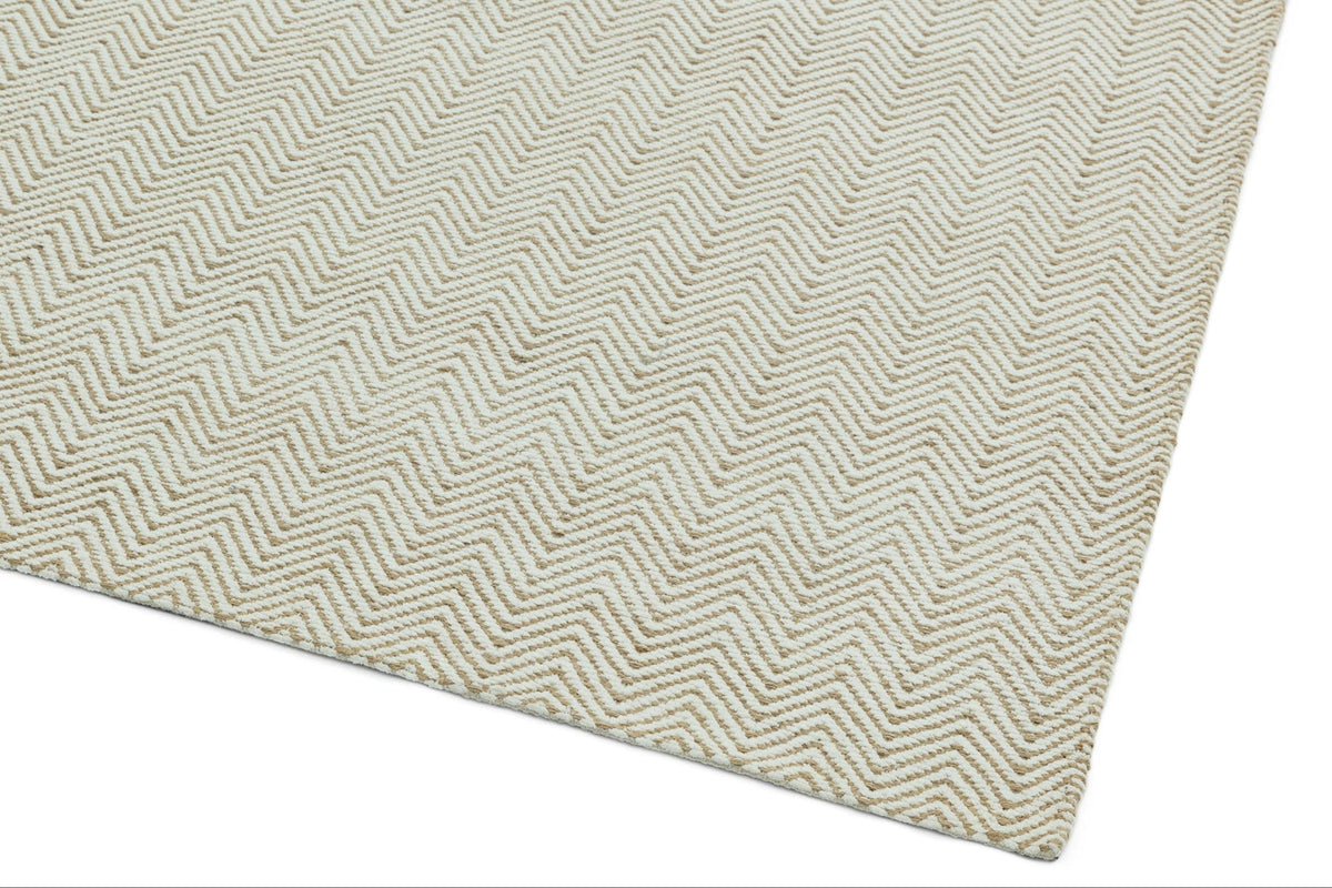 Ives Natur Jute Flachgewebe-Teppich