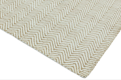 Ives Natur Jute Flachgewebe-Teppich, 120x170