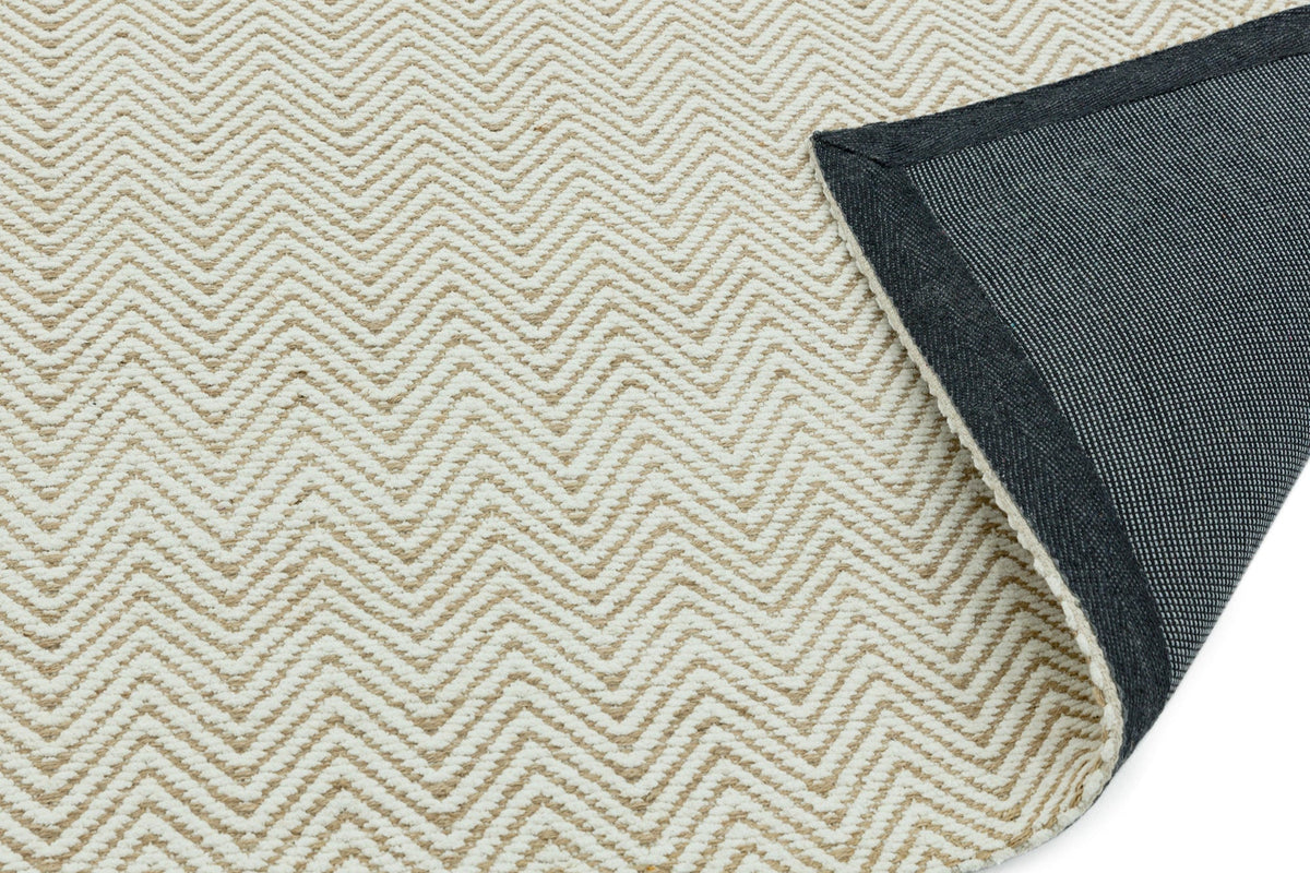 Ives Natur Jute Flachgewebe-Teppich