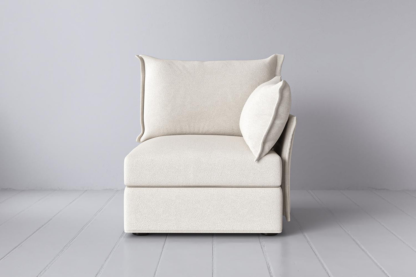 Model 06 Right Arm Module Sofa, Ivory