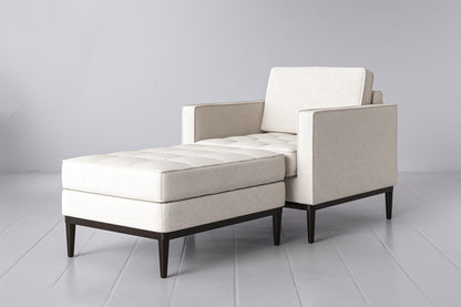 Chaiselongue Model 02, Elfenbeinfarbe