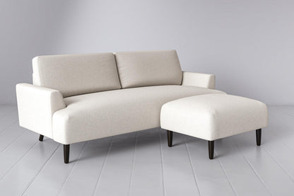 Model 05 3-Seater Sofa with ottoman, Ivory