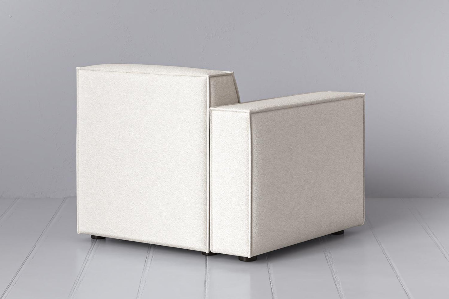 Model 03 Left Arm Sofa Module, Ivory