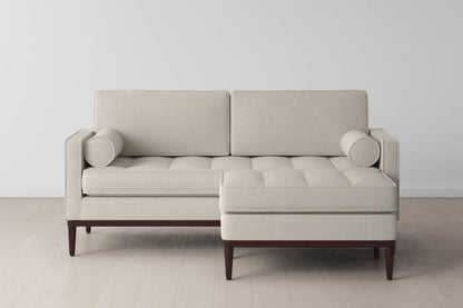 2-Seater Sofa in white bouclé