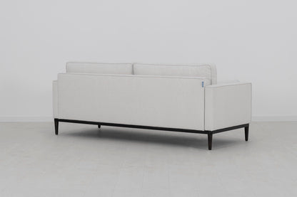 Dreisitzer-Sofa Model 02, Elfenbeinfarbe