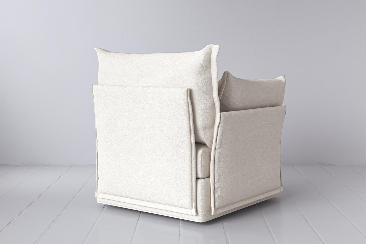 Model 06 Left Arm Module Sofa, Ivory