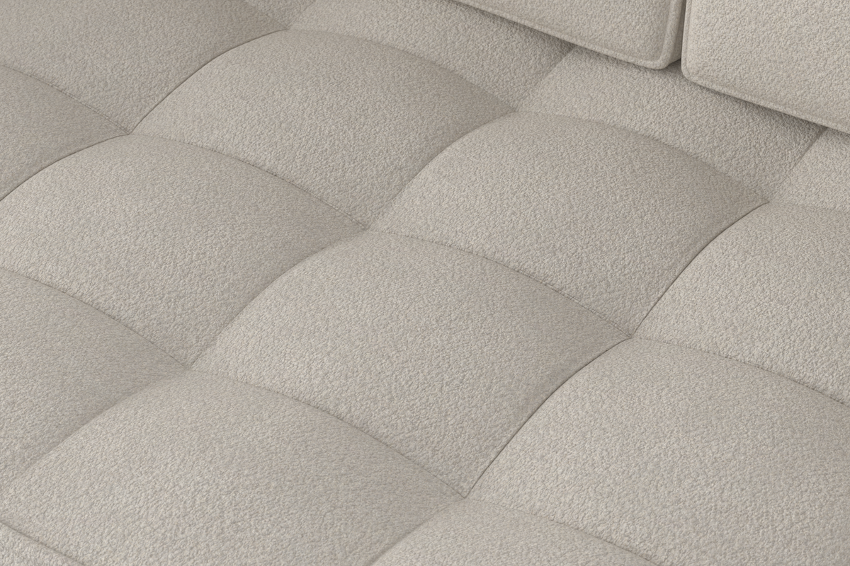 Zweisitzer-Sofa Model 02, Elfenbeinfarbe