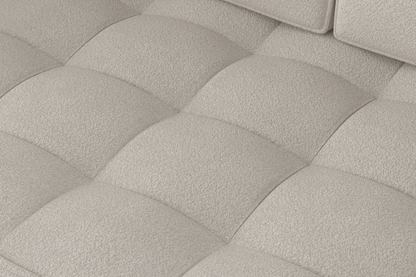 Zweisitzer-Sofa Model 02, Elfenbeinfarbe
