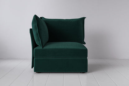 Eckmodul für modulares Sofa Model 06, Eisvogelblau