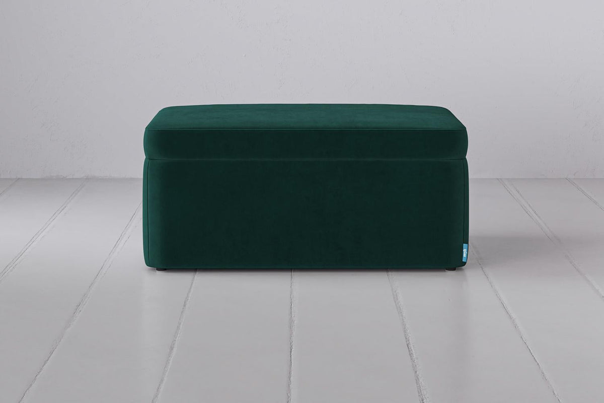 Polsterhocker 02, Eisvogelblau