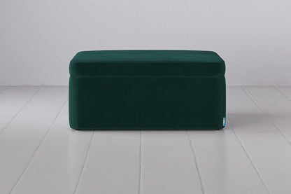 Polsterhocker 02, Eisvogelblau