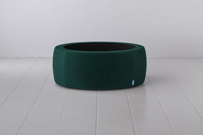 Polsterhocker 01, Eisvogelblau