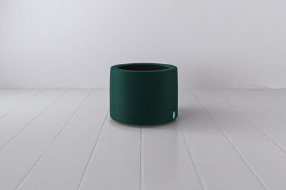 Polsterhocker 03, Eisvogelblau