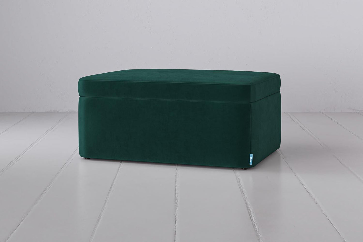 Polsterhocker 02, Eisvogelblau