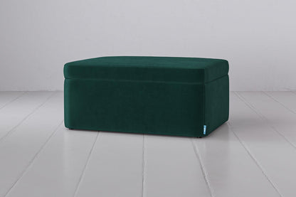 Polsterhocker 02, Eisvogelblau
