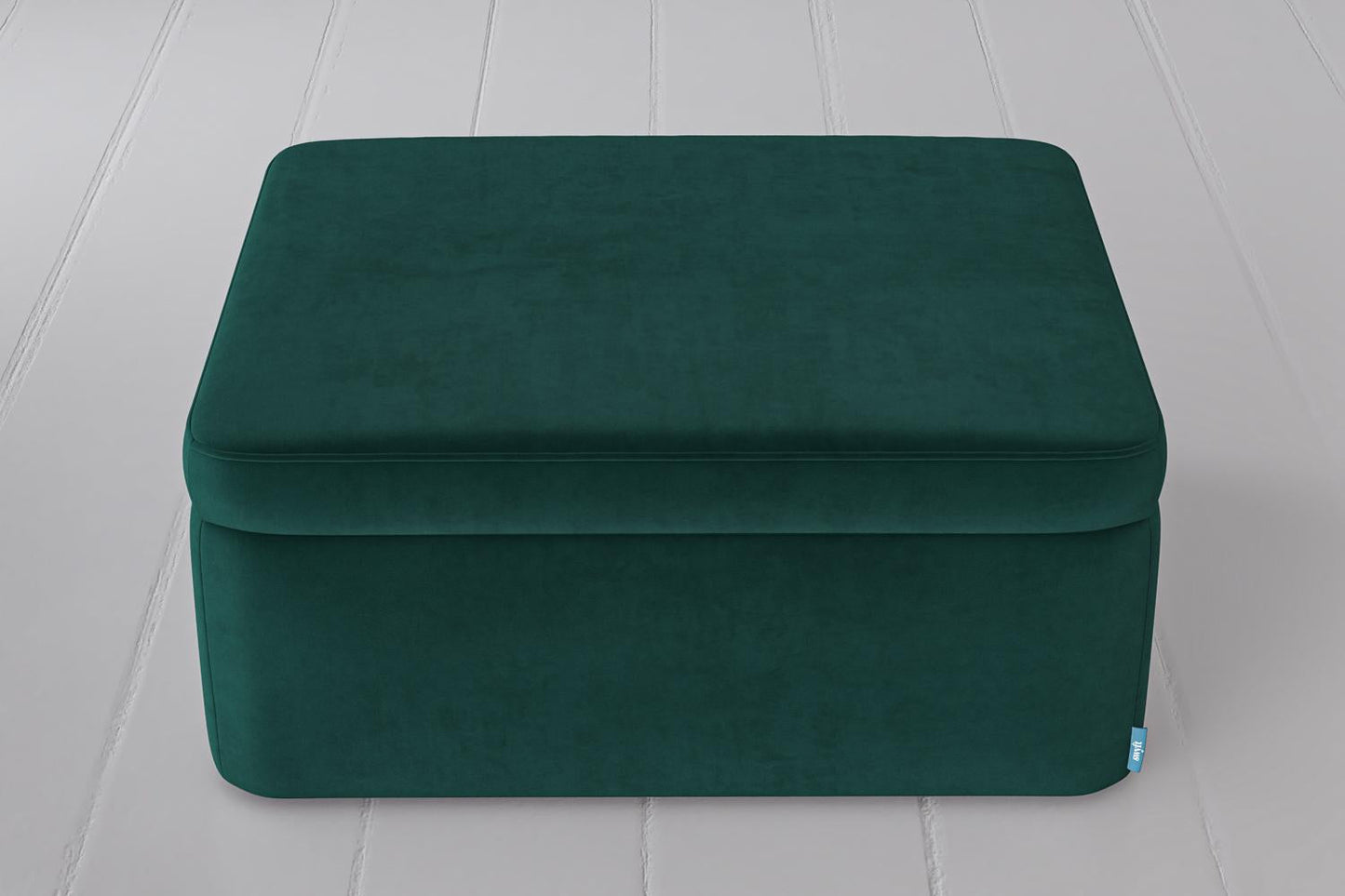 Polsterhocker 02, Eisvogelblau