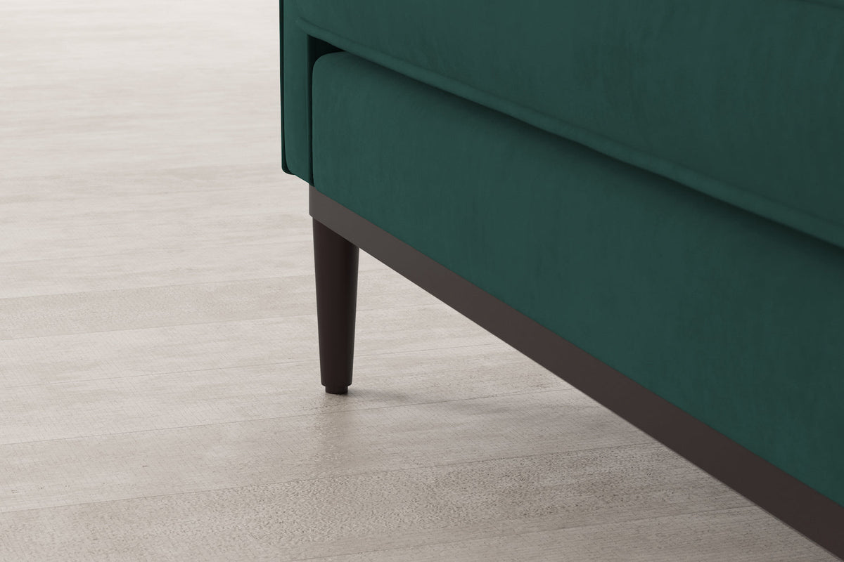 Zweisitzer-Sofa Model 02, Eisvogelblau