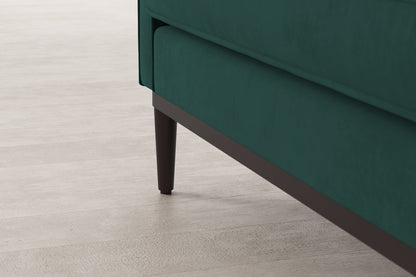 Zweisitzer-Sofa Model 02, Eisvogelblau