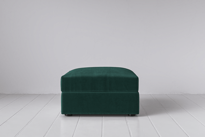 Kingfisher Image 1 - Model 06 Ottoman in Kingfisher Front View