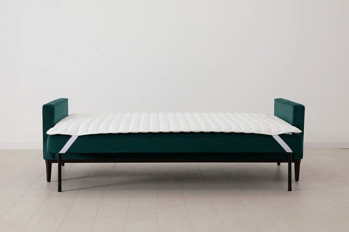 Model 02 Dreisitzer-Schlafsofa , Eisvogelblau