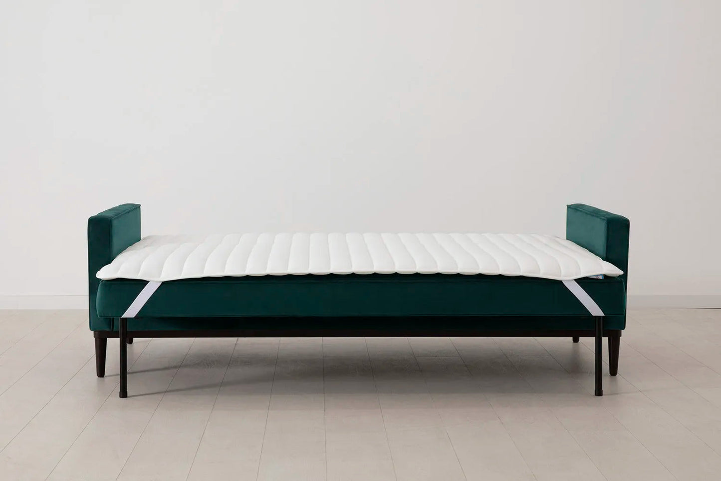 Model 02 Dreisitzer-Schlafsofa , Eisvogelblau