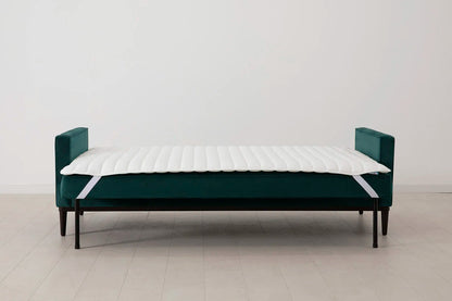 Model 02 Dreisitzer-Schlafsofa , Eisvogelblau