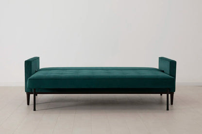 Model 02 Dreisitzer-Schlafsofa , Eisvogelblau