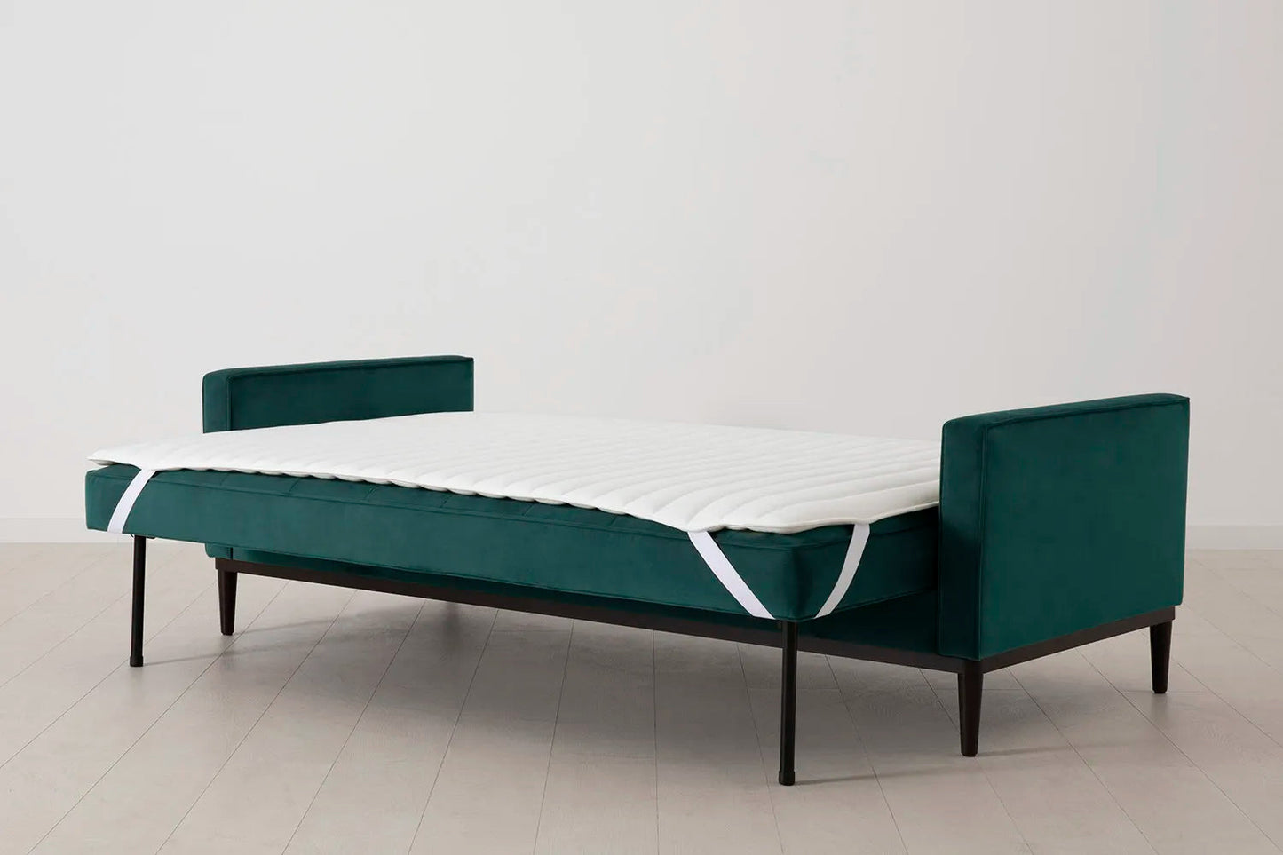 Model 02 Dreisitzer-Schlafsofa , Eisvogelblau
