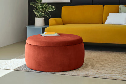 Polsterhocker 01, Paprikarot