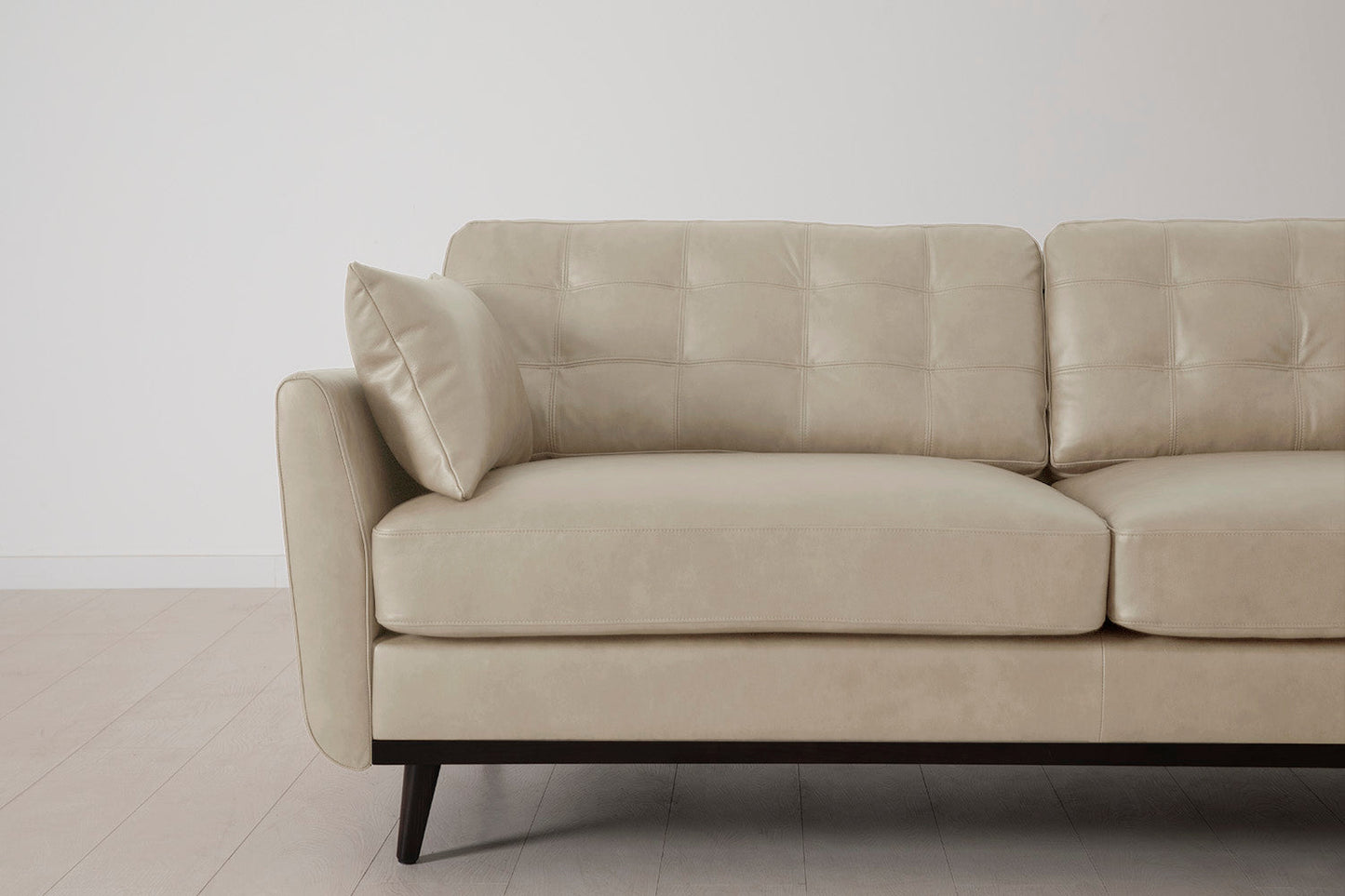 Model 10 Zweisitzer Sofa mit Hocker, Oyster