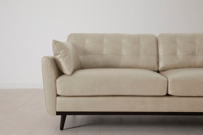 Model 10 Zweisitzer Sofa mit Hocker, Oyster