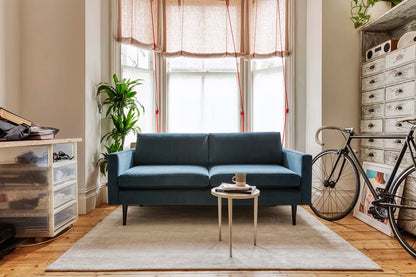 Zweisitzer-Sofa Model 01, Blaugrün