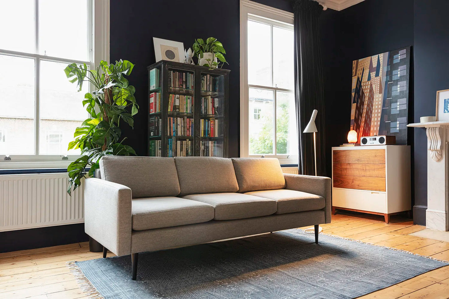 Model 01 3-Seater Sofa, Shadow