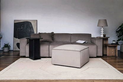 Model 03 3-Seater Right Chaise Sofa, Elephant