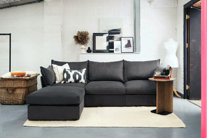 Model 06 3-Seater Left Chaise Sofa, Charcoal