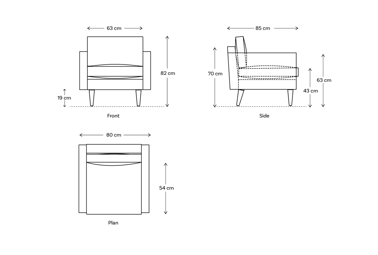 Model 01 - Armchair Pumice