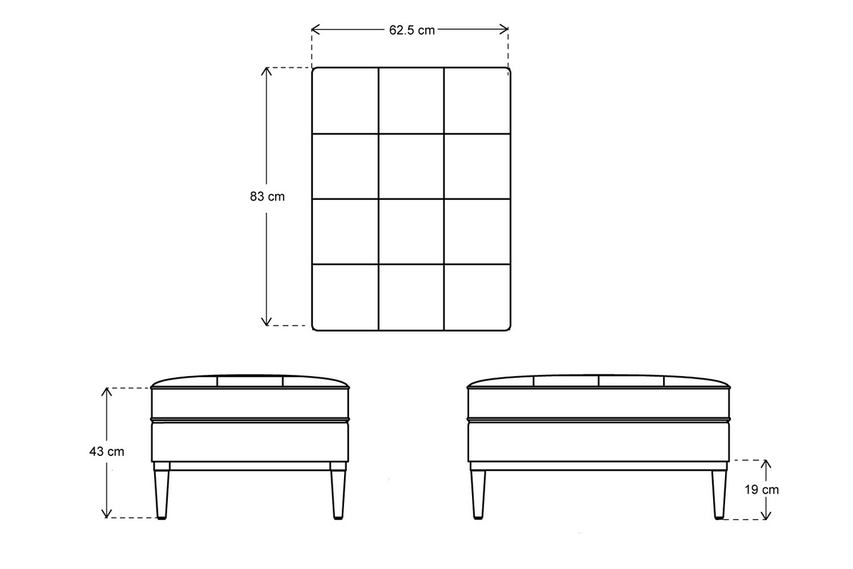 Polsterhocker Model 02