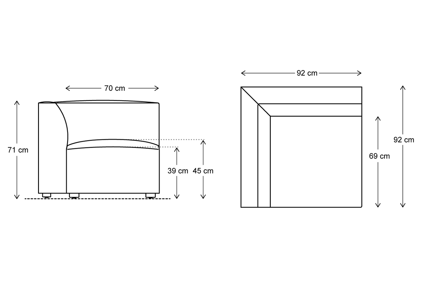 Eckmodul Model 03