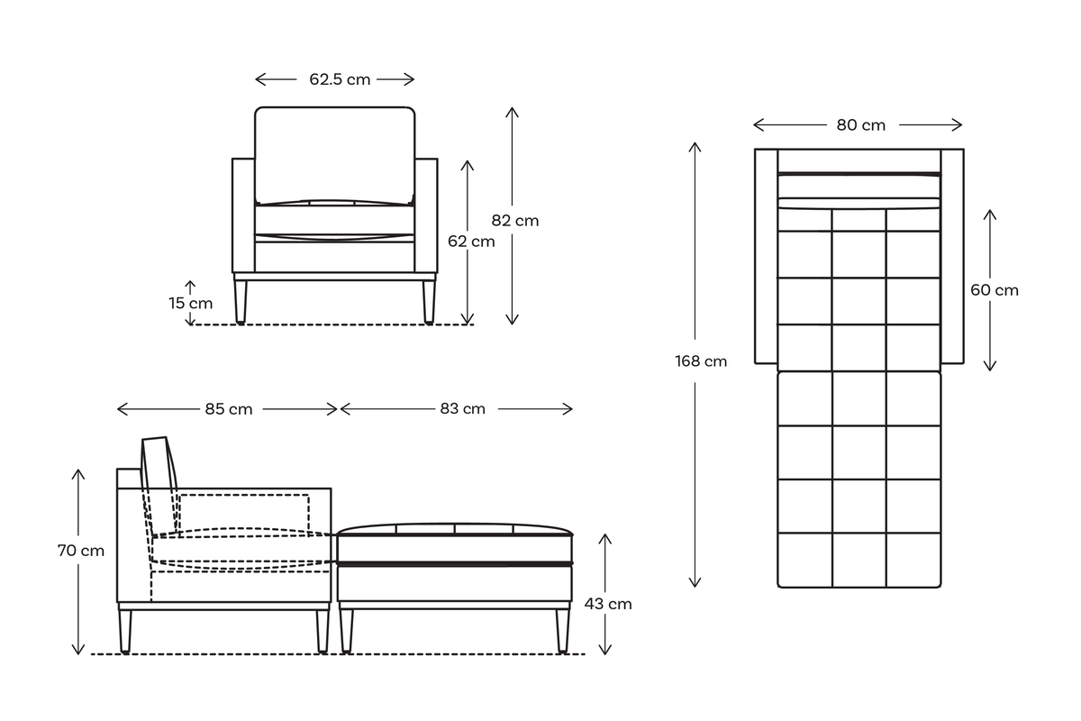 Chaiselongue Model 02