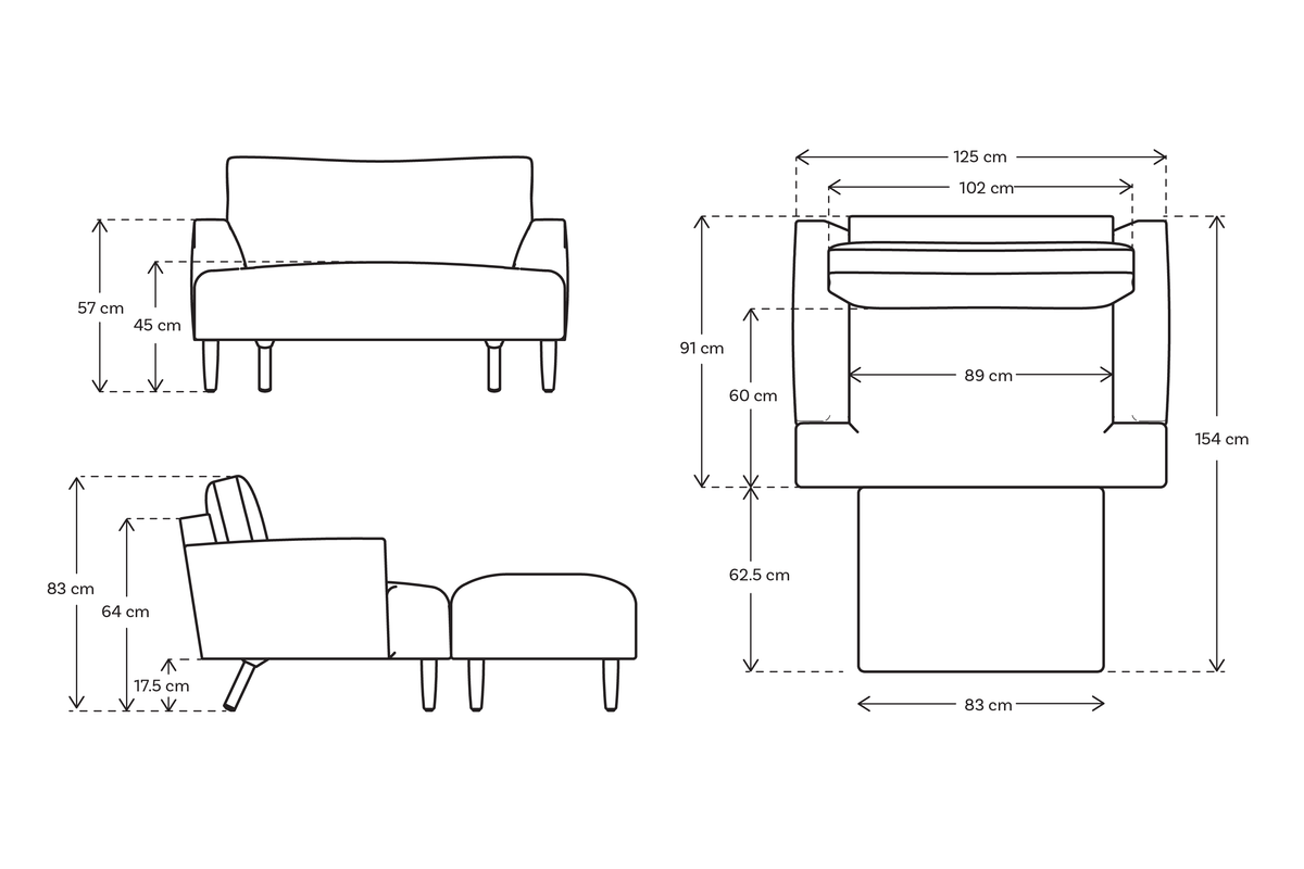 Chaiselongue Model 05