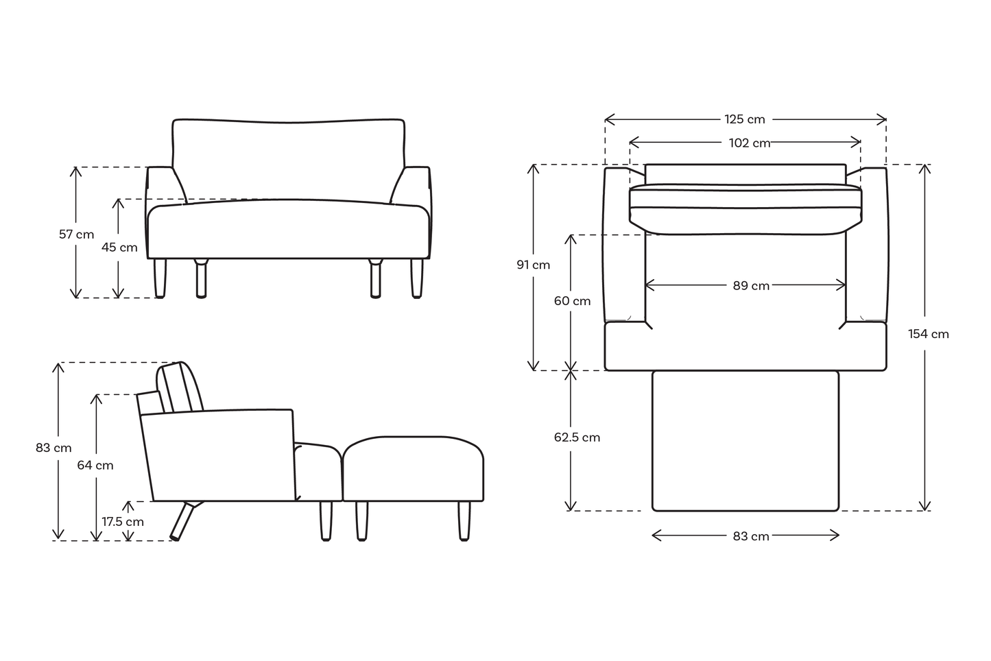 Chaiselongue Model 05