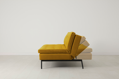 Model 11 Sofa Bed 3 Seater, Mustard
