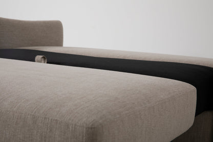 2,5-Sitzer-Schlafsofa Model 08, Steingrau