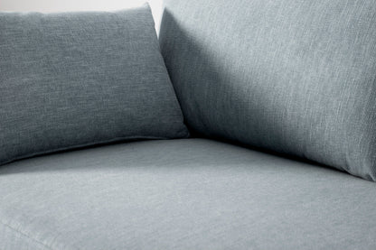 2,5-Sitzer-Schlafsofa Model 08, Meerglasblau