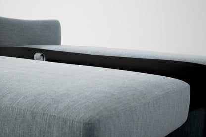 2,5-Sitzer-Schlafsofa Model 08, Meerglasblau