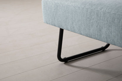 2,5-Sitzer-Schlafsofa Model 08, Meerglasblau
