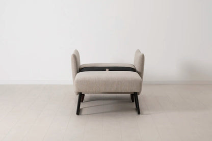 Model 08 Chair Bed Single Sofa Bed, Pumice